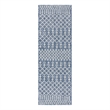 Nourison Home Positano 6' Runner Fabric Navy Blue Area Rug