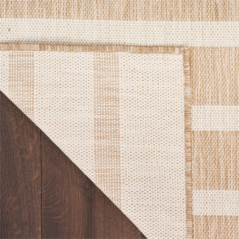 Nourison Home Positano 6' Runner Fabric Beige Ivory Area Rug