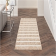 Nourison Home Positano 6' Runner Fabric Beige Ivory Area Rug