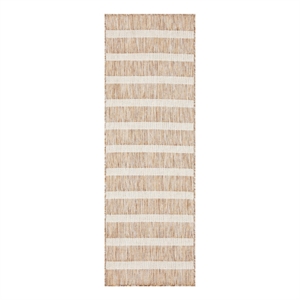 Nourison Home Positano 6' Runner Fabric Beige Ivory Area Rug