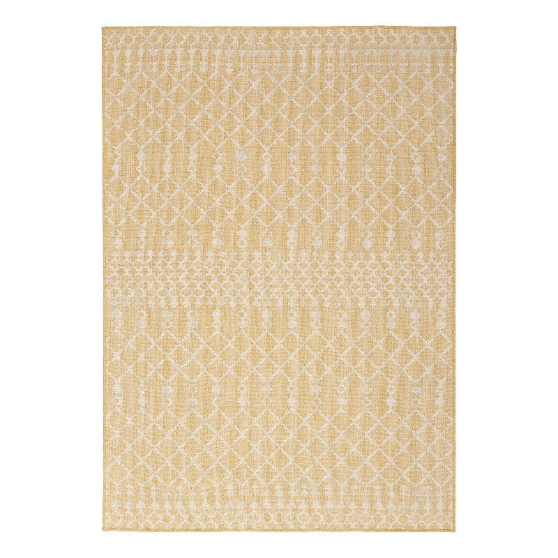 Nourison Positano 4' x 6' Fabric Yellow Area Rug