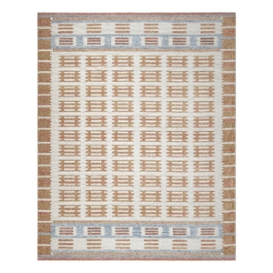 Nourison Home Nordic 8' x 10' PolyesterIvory Rust Area Rug