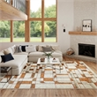 Nourison Home Nordic 8' x 10' PolyesterIvory Rust Area Rug