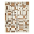 Nourison Home Nordic 8' x 10' PolyesterIvory Rust Area Rug