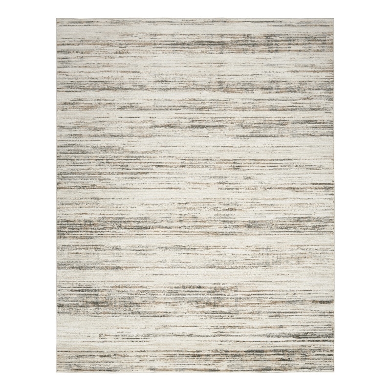 Nourison Home Serenity Home 6' x 9' Polyester Ivory Beige Area Rug