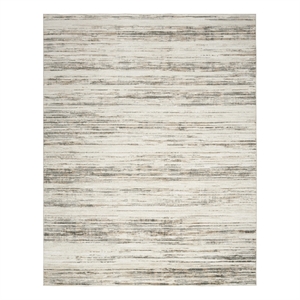 Nourison Home Serenity Home 6' x 9' Polyester Ivory Beige Area Rug