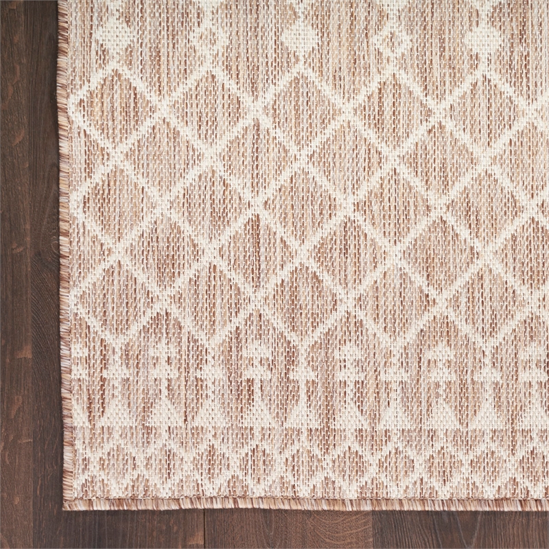 Nourison Positano 5' x 7' Fabric Beige Area Rug
