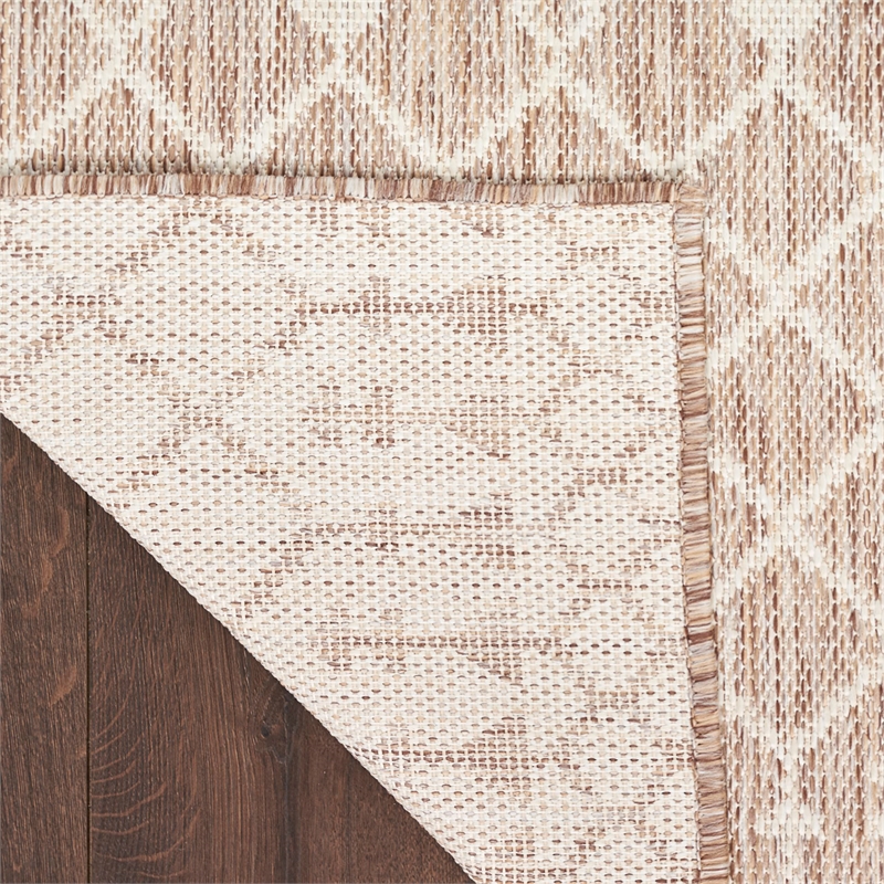 Nourison Positano 5' x 7' Fabric Beige Area Rug