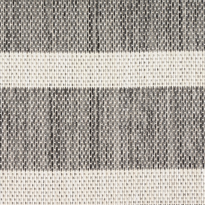 Nourison Positano 5' x 7' Fabric Charcoal Ivory Area Rug