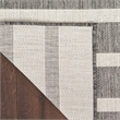 Nourison Positano 5' x 7' Fabric Charcoal Ivory Area Rug