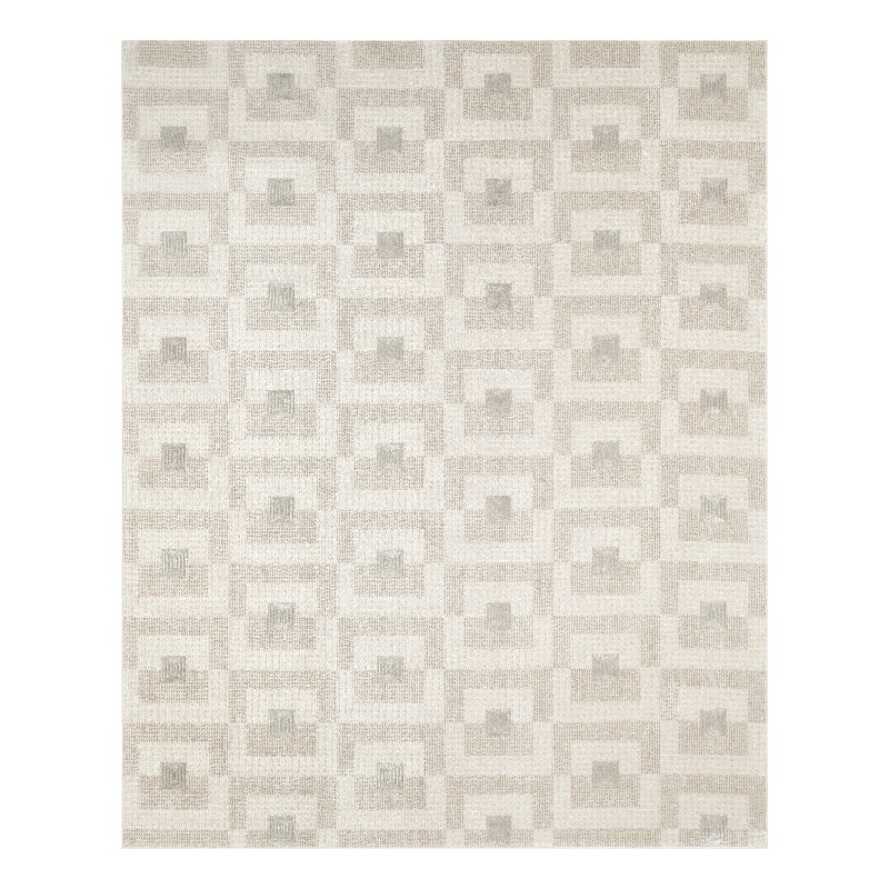 Nourison Home Nordic 8' x 10' Polyester Ivory Beige Area Rug
