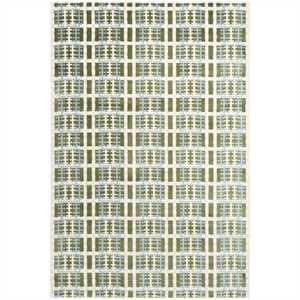 Nourison Home Nordic 4' x 6' PolyesterBlue Green Area Rug