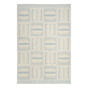 Nourison Home Nordic 4' x 6' PolyesterIvory Blue Area Rug