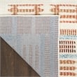 Nourison Home Nordic 6' Runner Polyester Ivory Rust Area Rug