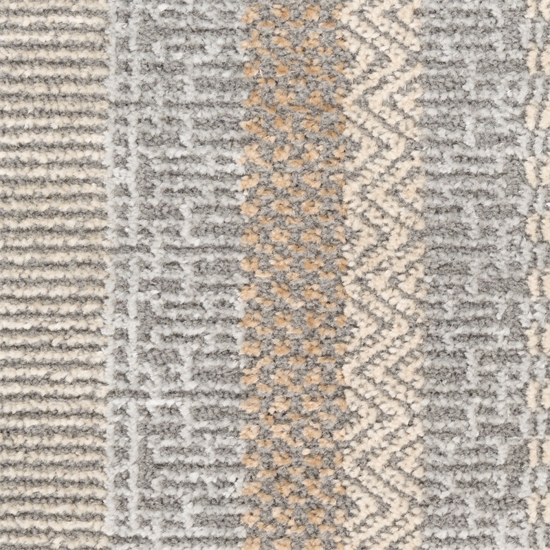 Nourison Home Nordic 8' x 10' Polyester Gray Multicolor Area Rug