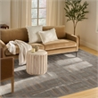 Nourison Home Nordic 8' x 10' Polyester Gray Multicolor Area Rug