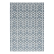 Nourison Home Washable Charm 4' x 6' Polyester Blue Ivory Area Rug