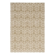 Nourison Home Washable Charm 4' x 6' Polyester Beige Ivory Area Rug