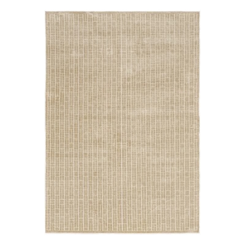 Nourison Home Washable Charm 4' x 6' Polyester Beige Ivory Area Rug