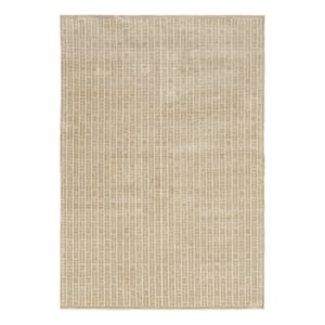 Nourison Home Washable Charm 4' x 6' Polyester Beige Ivory Area Rug