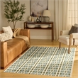 Nourison Home Nordic 5' x 7' Polyester Blue Green Area Rug