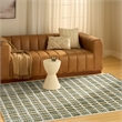 Nourison Home Nordic 5' x 7' Polyester Blue Green Area Rug