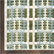 Nourison Home Nordic 5' x 7' Polyester Blue Green Area Rug