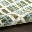 Nourison Home Nordic 5' x 7' Polyester Blue Green Area Rug