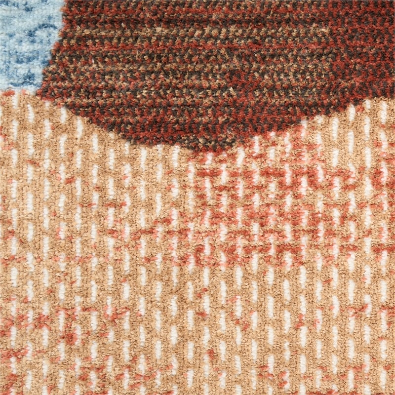 Nourison Home Nordic 8' x 10' Polyester Blue Multicolor Area Rug