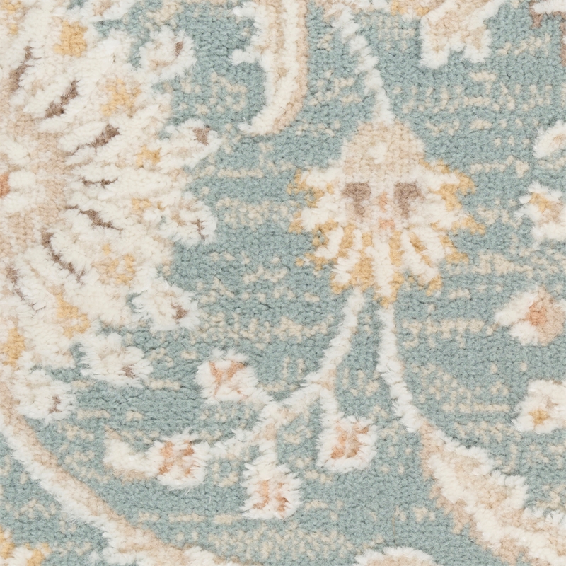 Nourison Home Isla 5' x 7' Polyester Blue Area Rug