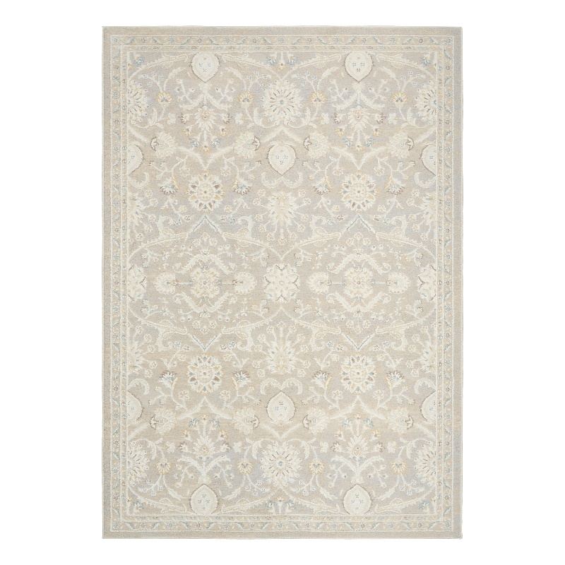 Nourison Home Isla 5' x 7' PolyesterLight Grey Area Rug