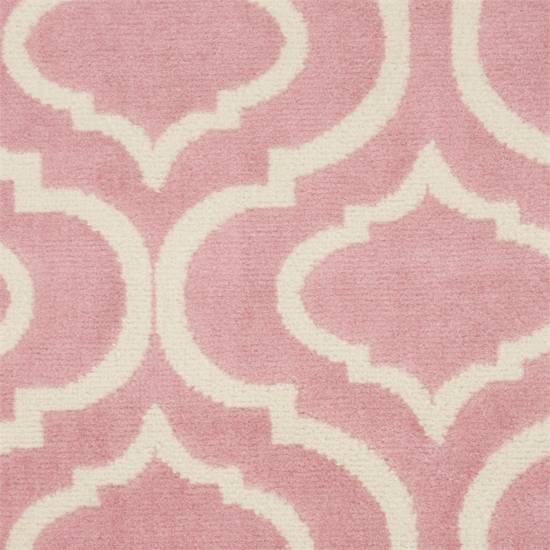 Nourison Home Jubilant 9' x 12' Fabric Pink Area Rug