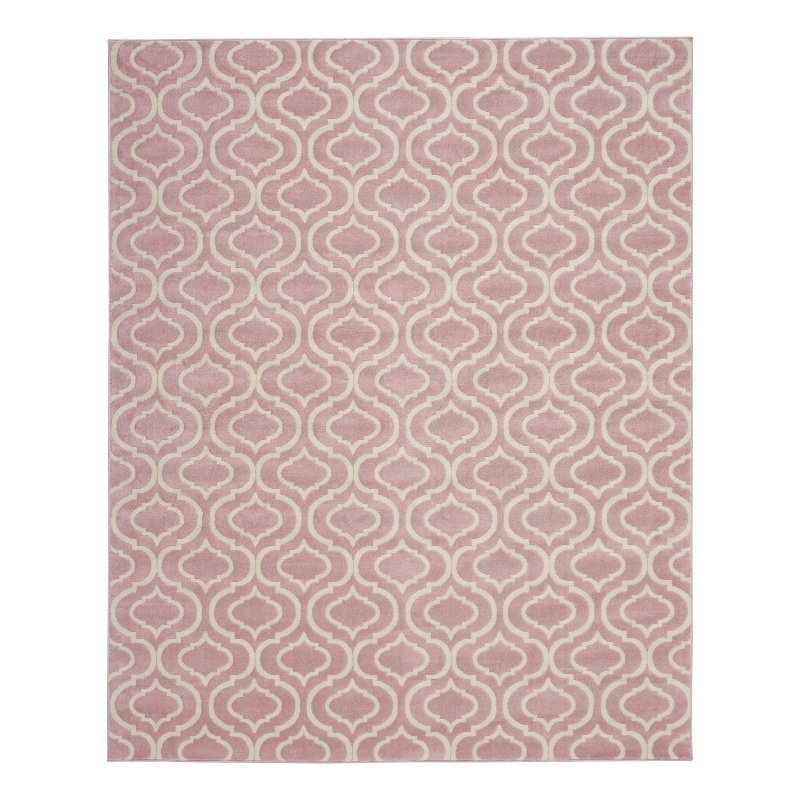 Nourison Home Jubilant 9' x 12' Fabric Pink Area Rug