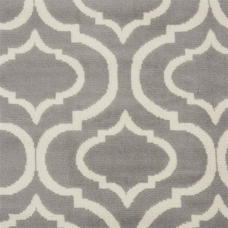 Nourison Home Jubilant 9' x 12' Fabric Grey Area Rug