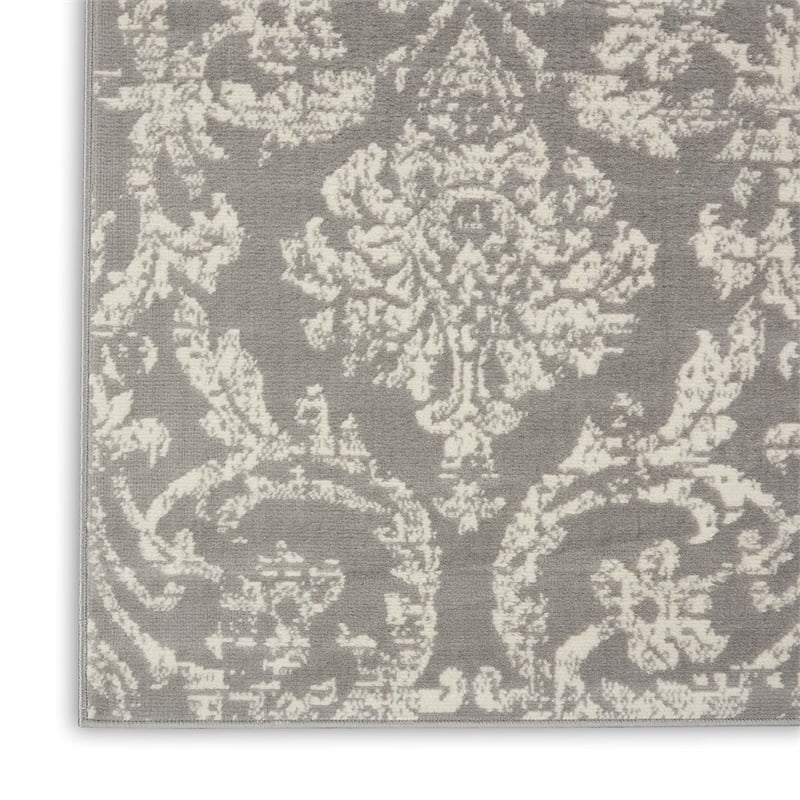 Nourison Home Jubilant 9' x 12' Fabric Grey Area Rug