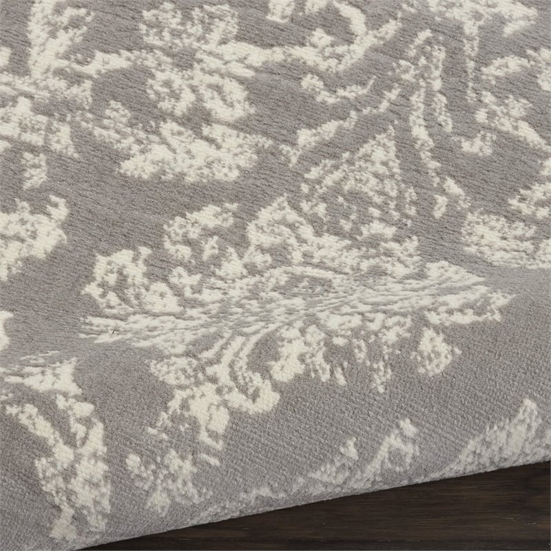 Nourison Home Jubilant 9' x 12' Fabric Grey Area Rug