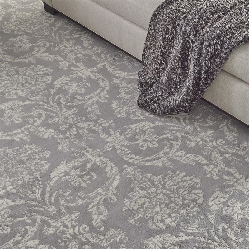 Nourison Home Jubilant 9' x 12' Fabric Grey Area Rug