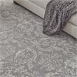 Nourison Home Jubilant 9' x 12' Fabric Grey Area Rug