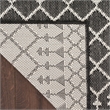 Nourison Positano 6' x 9' Fabric Black Area Rug
