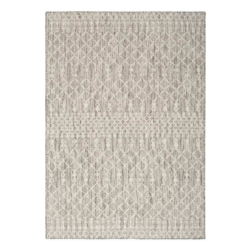 Nourison Positano 6' x 9' Fabric Light Grey Area Rug