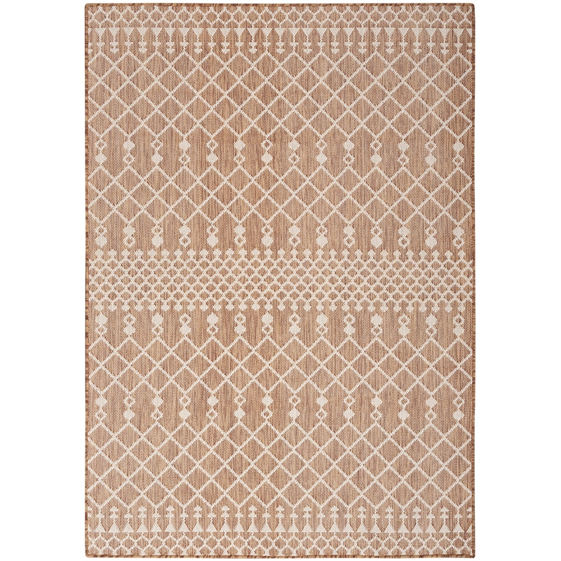 Nourison Positano 6' x 9' Fabric Jute Area Rug