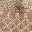 Nourison Positano 6' x 9' Fabric Jute Area Rug