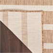 Nourison Positano 6' x 9' Fabric Jute Ivory Area Rug