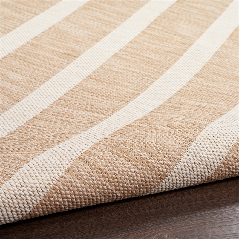 nourison positano 6' x 9' fabric beige ivory area rug