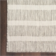 Nourison Positano 6' x 9' Fabric Grey Ivory Area Rug