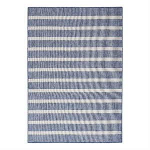 Nourison Positano 6' x 9' Fabric Navy Ivory Area Rug