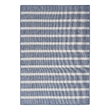 Nourison Positano 6' x 9' Fabric Navy Ivory Area Rug