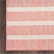 Nourison Positano 5' x 7' Fabric Rainbow Ivory Area Rug