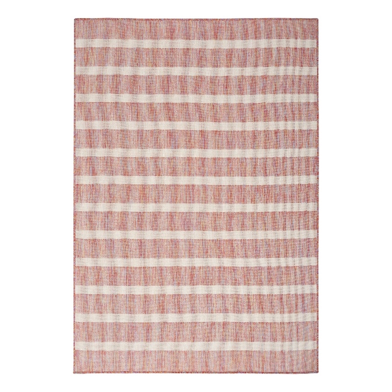 Nourison Positano 5' x 7' Fabric Rainbow Ivory Area Rug