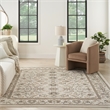 Nourison Home Serenity Home 6' x 9' Polyester Ivory Mocha Area Rug